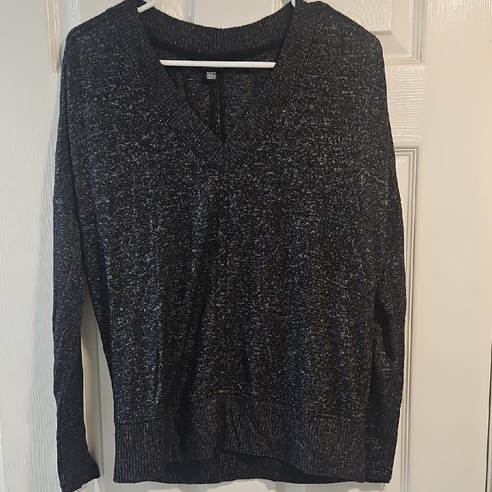 Buffalo David Bitton Dark Gray V-Neck Sweater
